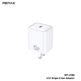 REMAX - RP-U185 PD GAN Charger (45W) - White